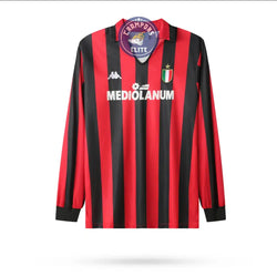 Image of AC Milan 1988/89 Domicile à manches longues