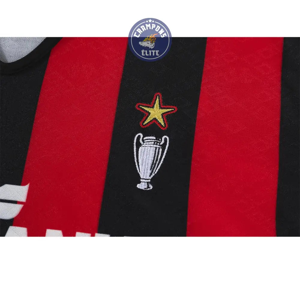 Image of AC Milan 1989/90 Domicile à manches longues