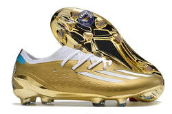 Image of ADIDAS X SPEEDPORTAL MESSI.1 FG LEYENDA - DORÉ/BLANC/BLEU