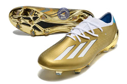 Image of ADIDAS X SPEEDPORTAL MESSI.1 FG LEYENDA - DORÉ/BLANC/BLEU
