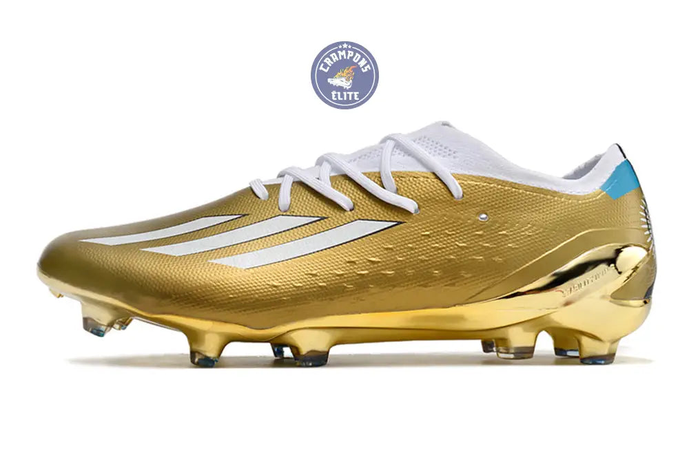 Image of ADIDAS X SPEEDPORTAL MESSI.1 FG LEYENDA - DORÉ/BLANC/BLEU