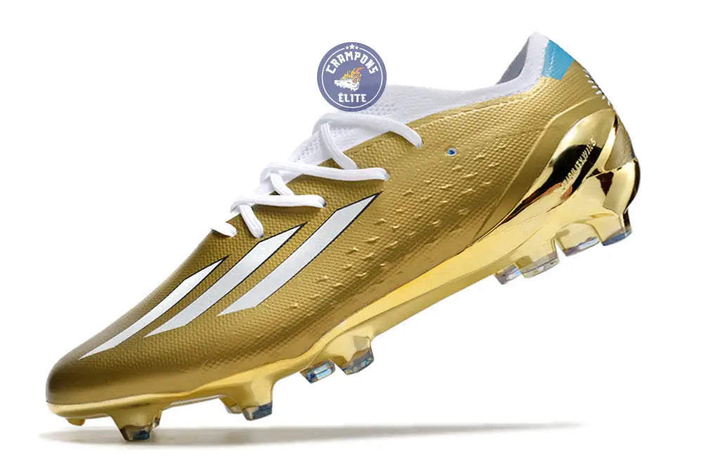 Image of ADIDAS X SPEEDPORTAL MESSI.1 FG LEYENDA - DORÉ/BLANC/BLEU