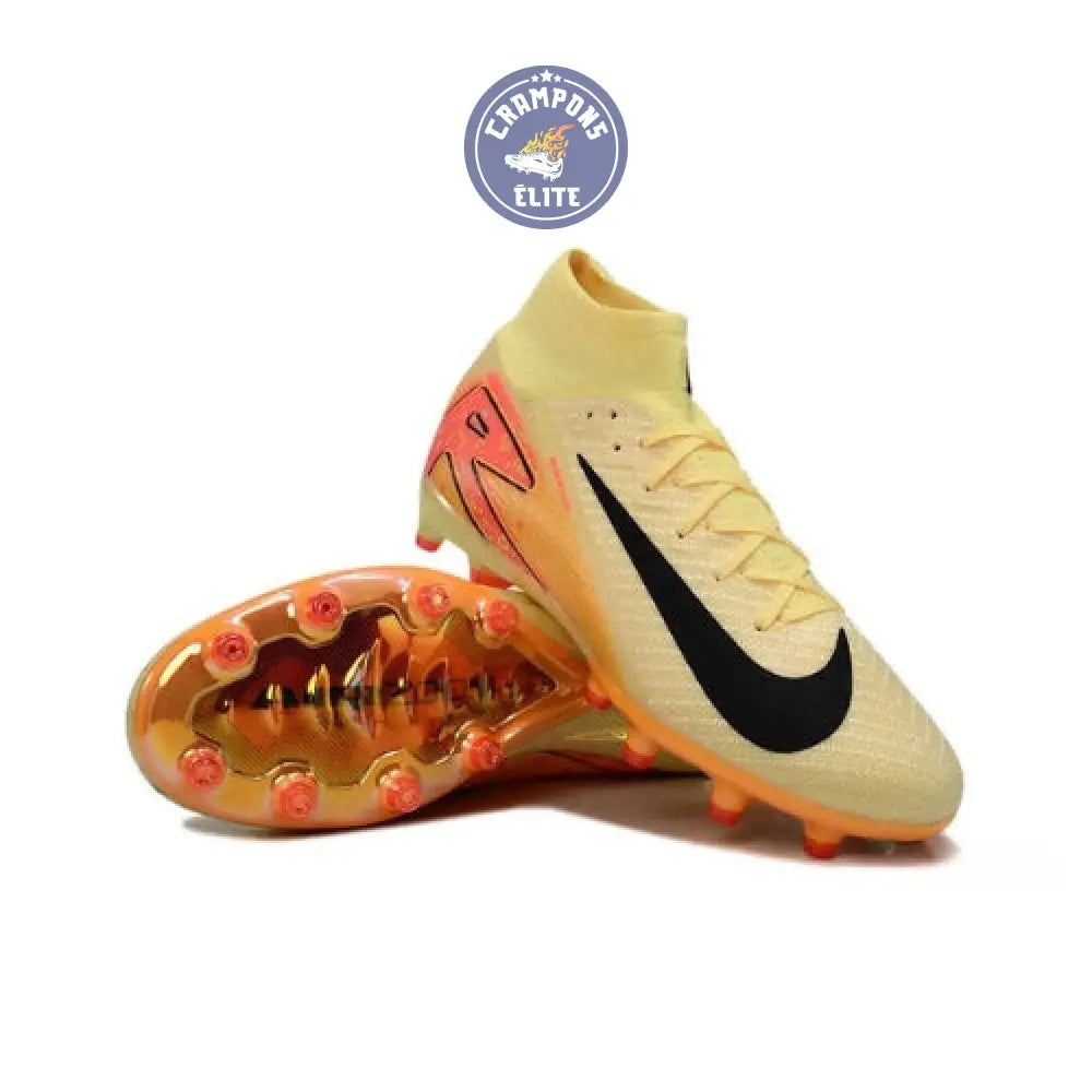 Air Zoom Mercurial Superfly 10 AG - Jaune/Rose/Noir