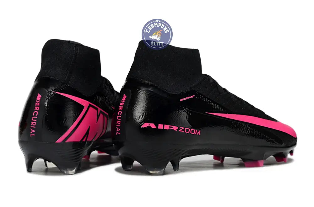 Image of Nike Air Zoom Mercurial Superfly 10 FG - Noir/Rose/Bleu