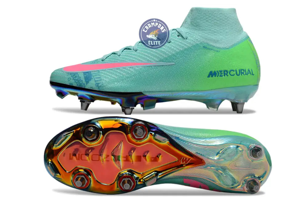 Image of Air Zoom Mercurial Superfly 10 SG Cosmic Speed 2 - Turquoise/Noir ÉDITION LIMITÉE