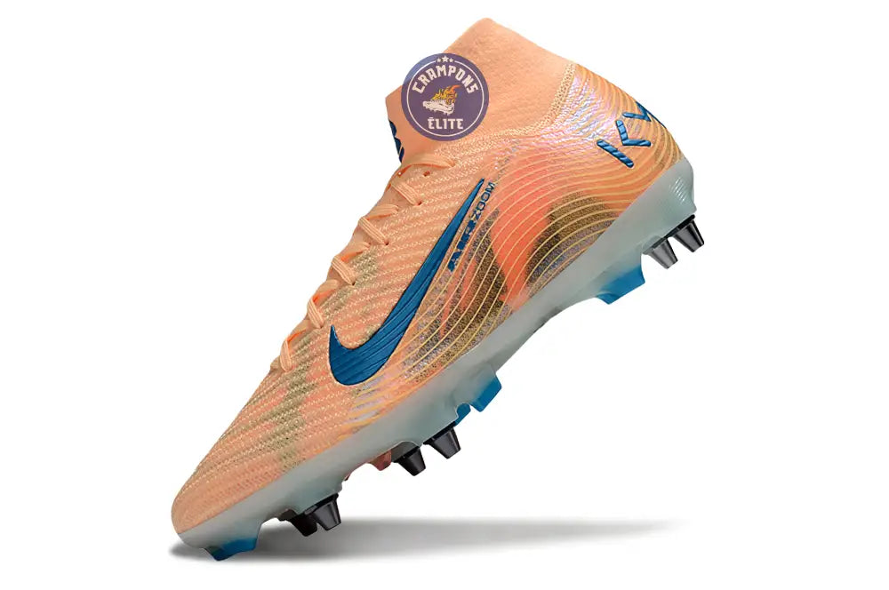 Air Zoom Mercurial Superfly 10 SG Kylian Mbappe - Orange/Bleu turquoise SG