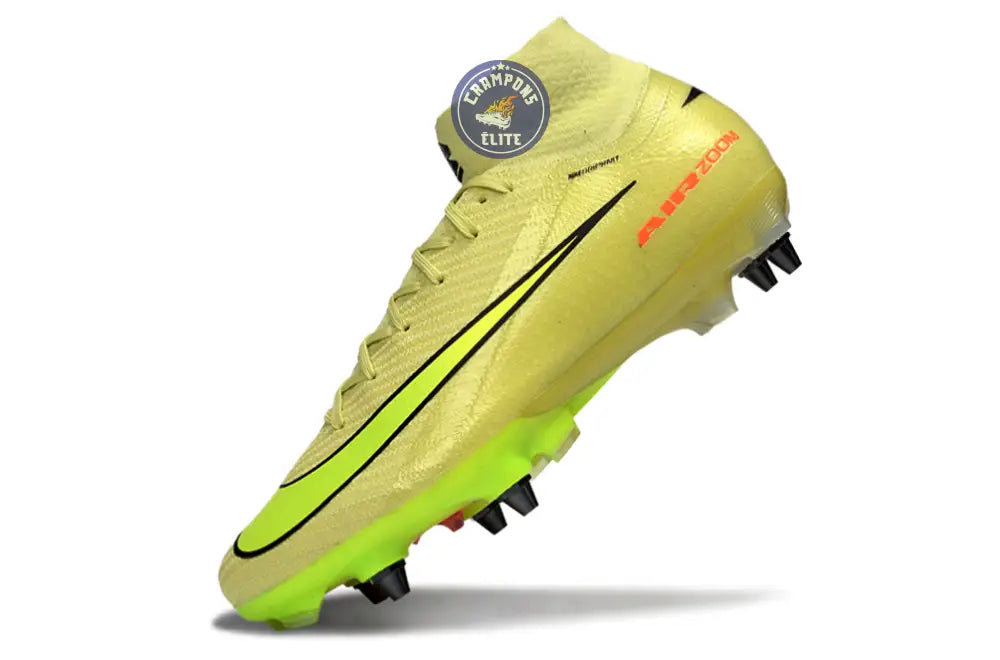 Image of Nike Air Zoom Mercurial Superfly 10 SG Max Voltage - Vert/Jaune Fluo/Orange