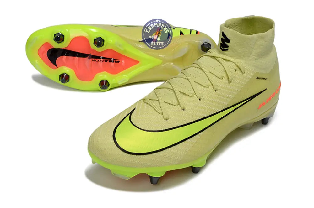 Nike Air Zoom Mercurial Superfly 10 SG Max Voltage - Vert/Jaune Fluo/Orange