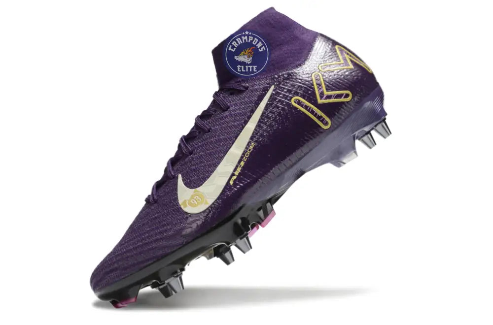 Image of Air Zoom Mercurial Superfly 10 SG Mbappé Personal Edition - Violet/Blanc