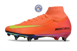 Image of Air Zoom Mercurial Superfly 10 SG - Orange/Jaune/Rose