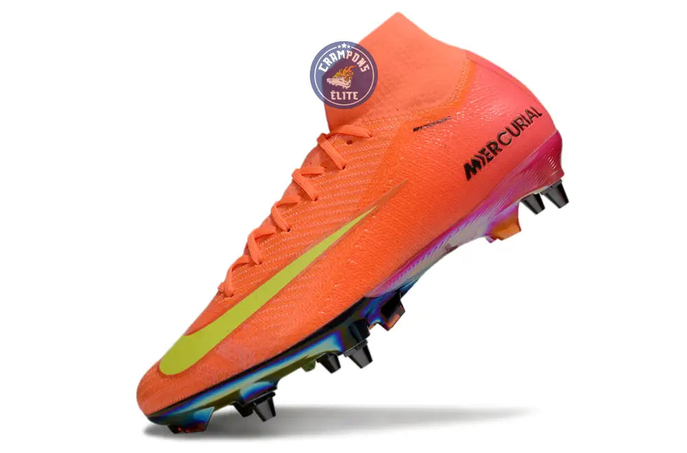 Image of Air Zoom Mercurial Superfly 10 SG - Orange/Jaune/Rose