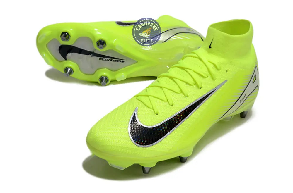 Air Zoom Mercurial Superfly 10 SG-PRO Mad Voltage - Jaune Fluo/Noir