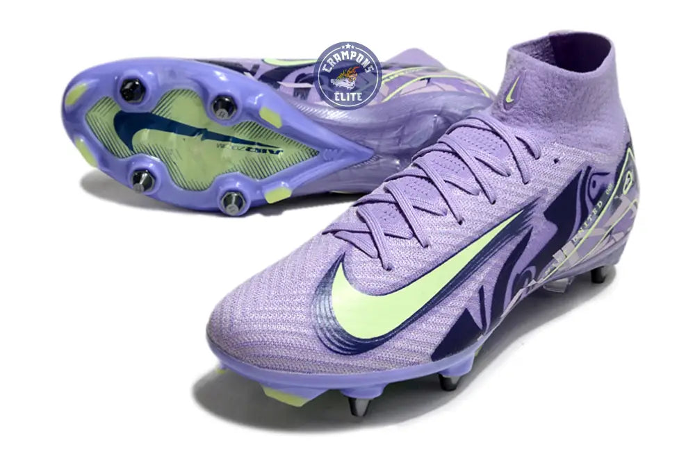 Image of Air Zoom Mercurial Superfly 10 SG United - Purple Agate/Jaune Fluo