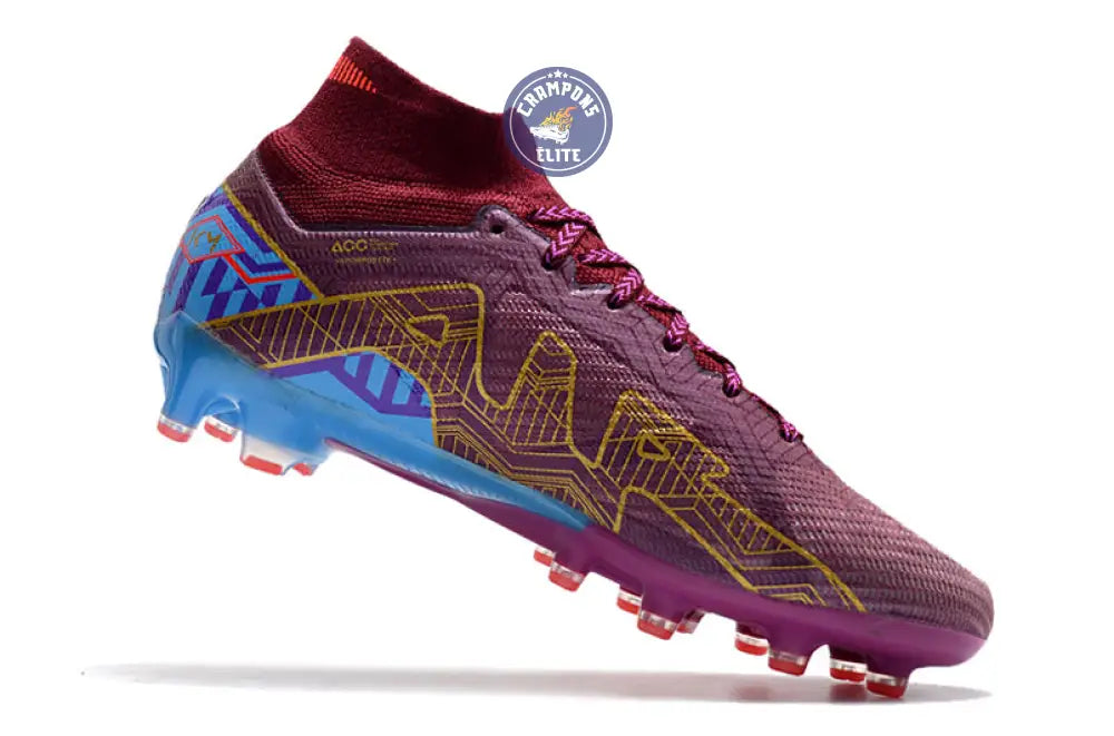 Air Zoom Mercurial Superfly 9 Academy AG Mbappé Personal Edition - Bordeaux/Doré