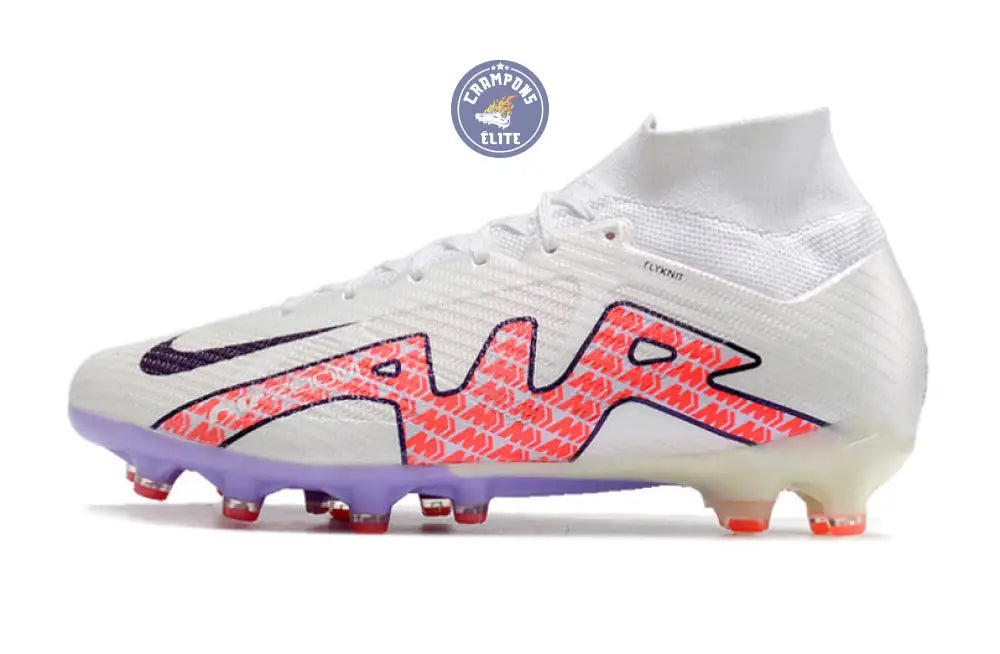 Air Zoom Mercurial Superfly 9 AG - Blanc/Rouge/Blanc ÉDITION LIMITÉE