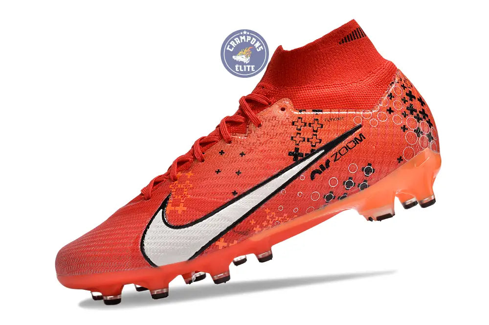 Image of Air Zoom Mercurial Superfly 9 AG Dream Speed 7 - Rouge Cramoisi/Blanc/Bright Mandarin