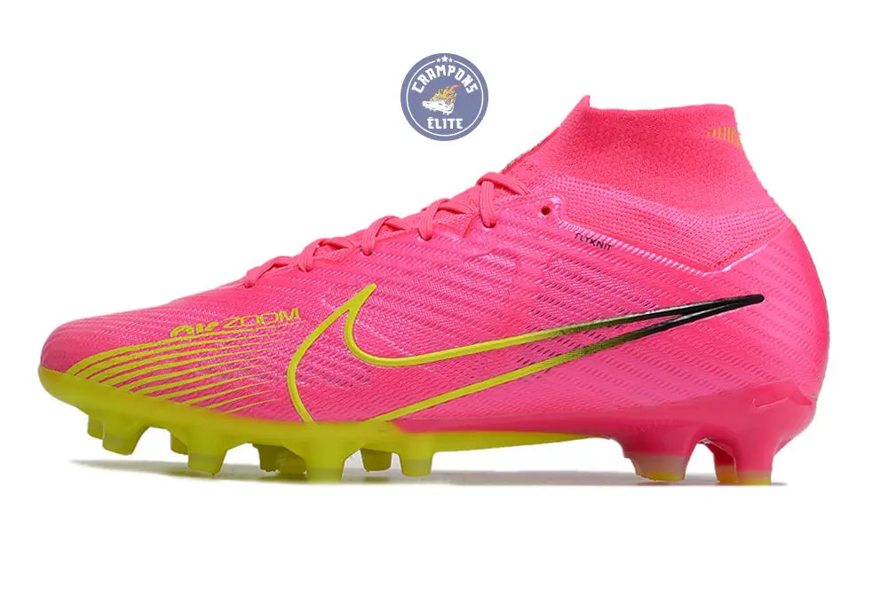 Air Zoom Mercurial Superfly 9 AG Luminous - Rose/Jaune Fluo/Gris