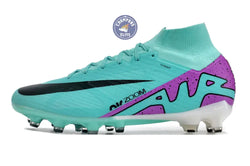 Image of Air Zoom Mercurial Superfly 9 AG Peak Ready - Turquoise/Rose/Noir/Blanc