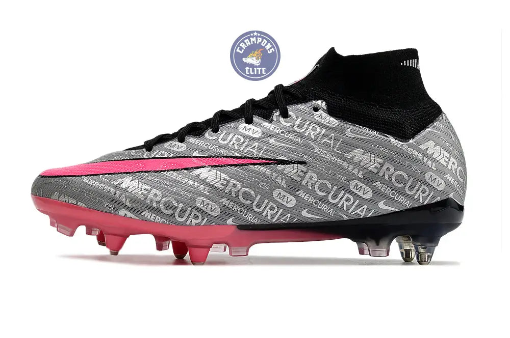 Air Zoom Mercurial Superfly 9 Anticlog 25 - Argenté/Rose/Noir