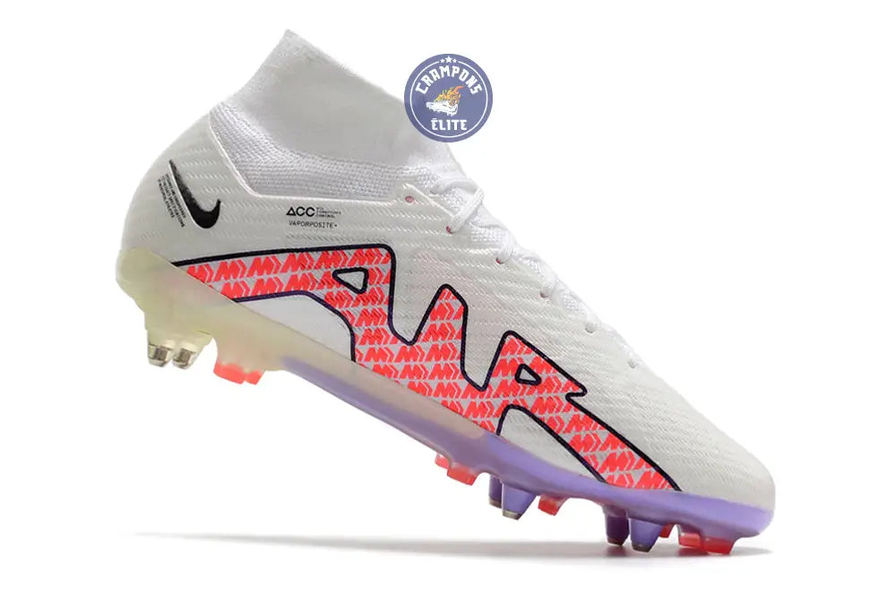 Air Zoom Mercurial Superfly 9 Anticlog SG - Blanc/Rouge/Blanc ÉDITION LIMITÉE