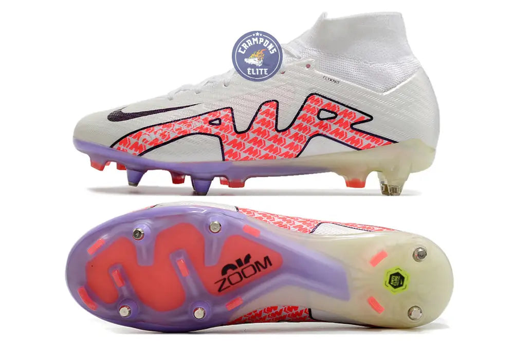 Image of Air Zoom Mercurial Superfly 9 Anticlog SG - Blanc/Rouge/Blanc ÉDITION LIMITÉE