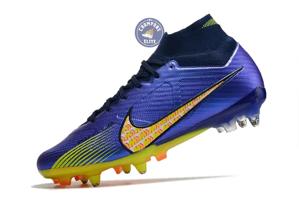 Image of Air Zoom Mercurial Superfly 9 Anticlog SG - Bleu Marine/Bleu/Jaune/Orange