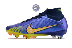 Image of Air Zoom Mercurial Superfly 9 Anticlog SG - Bleu Marine/Bleu/Jaune/Orange