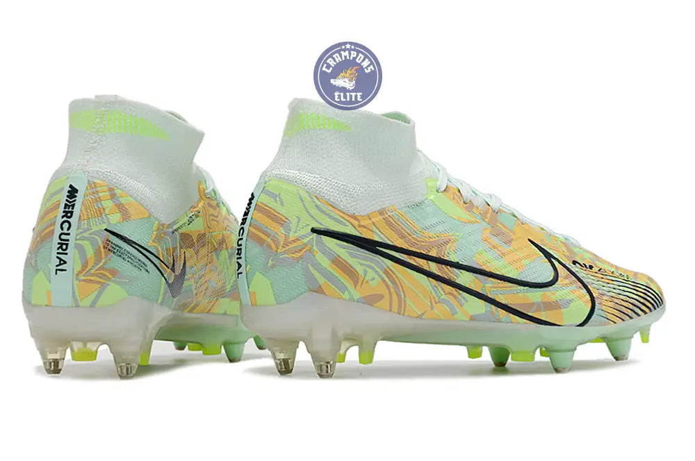 Image of Air Zoom Mercurial Superfly 9 Anticlog SG Bonded - Vert/Bleu/Orange