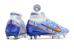 Image of Air Zoom Mercurial Superfly 9 Anticlog SG CR7 Personal Edition - Blanc/Cuivré/Bleu