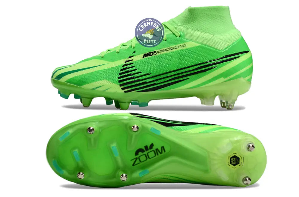 Air Zoom Mercurial Superfly 9 Anticlog SG Dream Speed 8 - Vert/Noir/Vert