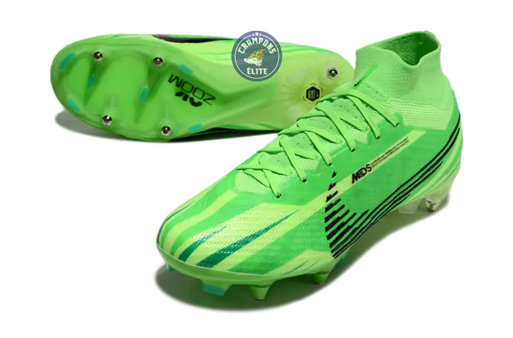 Image of Air Zoom Mercurial Superfly 9 Anticlog SG Dream Speed 8 - Vert/Noir/Vert