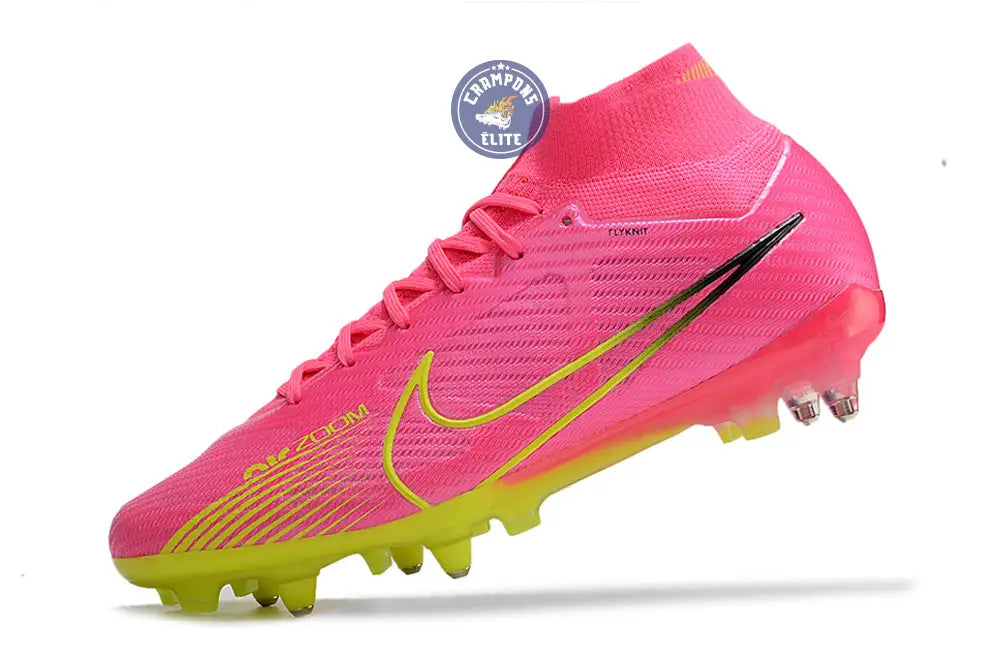 Image of Air Zoom Mercurial Superfly 9 Anticlog SG Luminous - Rose/Jaune Fluo/Gris