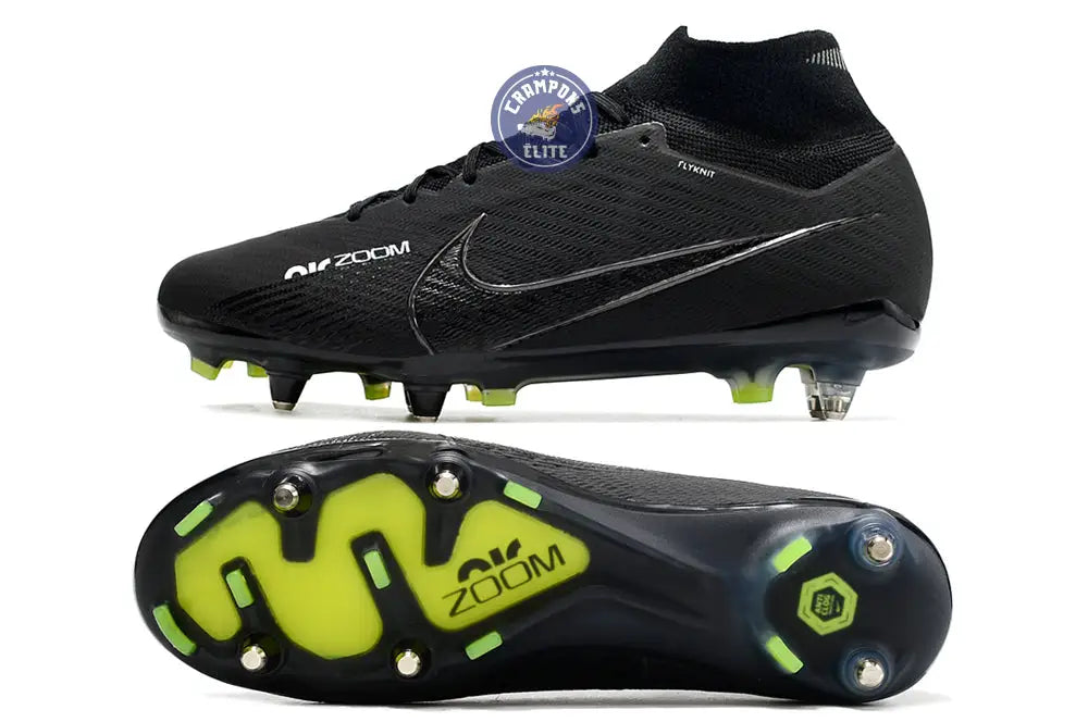 Air Zoom Mercurial Superfly 9 Anticlog SG - Noir/Gris/Blanc/Jaune Fluo