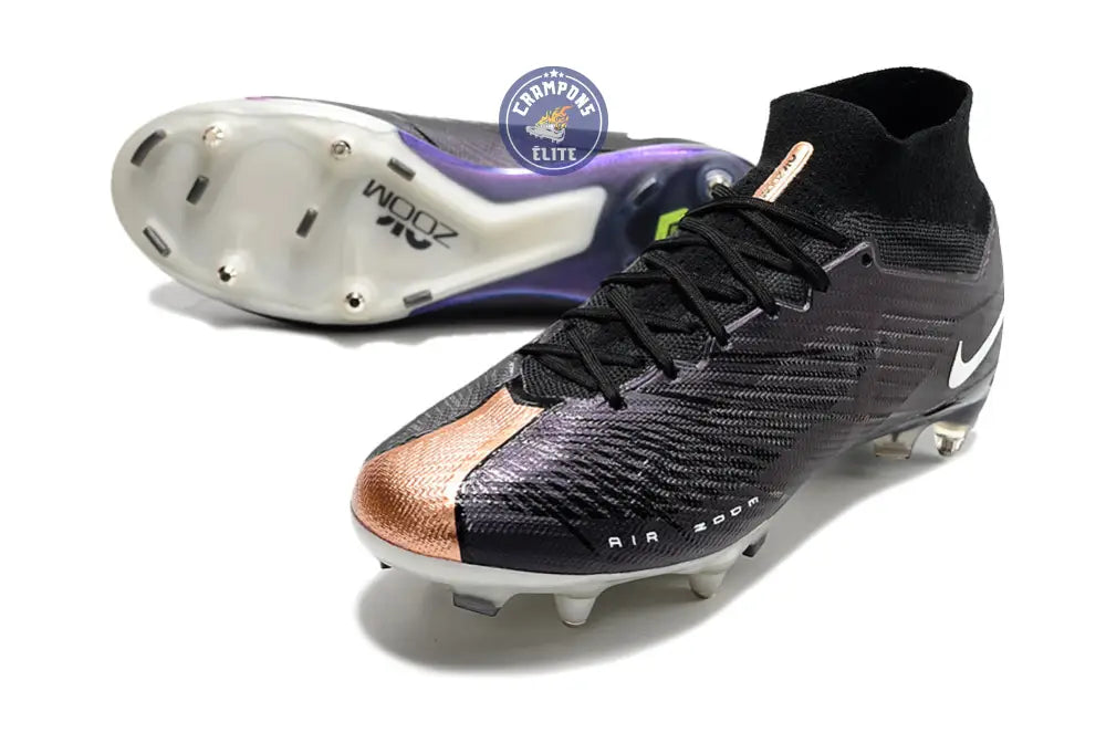 Air Zoom Mercurial Superfly 9 Anticlog SG Retro - Noir/Cuivre/Blanc ÉDITION LIMITÉE