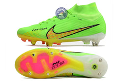 Image of Air Zoom Mercurial Superfly 9 Anticlog SG - Vert/Jaune/Noir/Rose