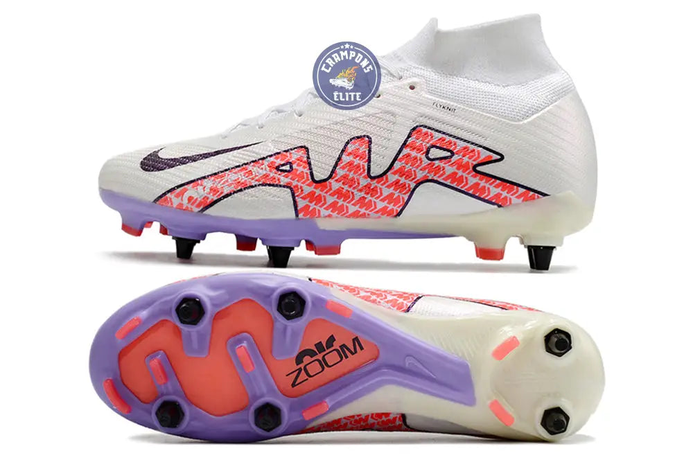 Image of Air Zoom Mercurial Superfly 9 SG - Blanc/Rouge/Blanc ÉDITION LIMITÉE