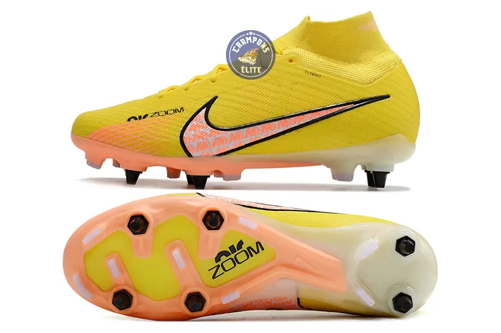 Image of Air Zoom Mercurial Superfly 9 SG-PRO Lucent - Jaune/Crépuscule/Doll