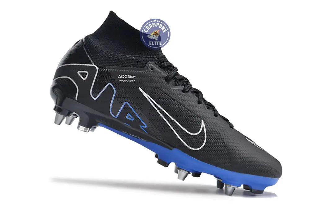 Image of Air Zoom Mercurial Superfly 9 SG-PRO Shadow - Noir/Chrome/Bleu
