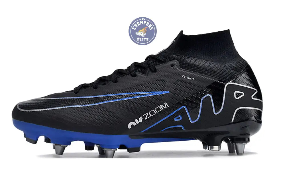 Image of Air Zoom Mercurial Superfly 9 SG-PRO Shadow - Noir/Chrome/Bleu