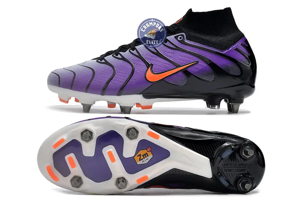 Image of Air Zoom Mercurial Superfly 9 X Air Max Plus SG - Voltage Purple/Orange ÉDITION LIMITÉE