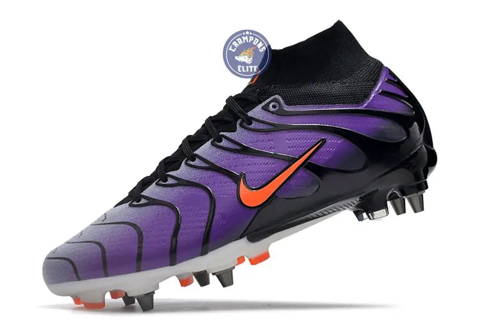 Image of Air Zoom Mercurial Superfly 9 X Air Max Plus SG - Voltage Purple/Orange ÉDITION LIMITÉE