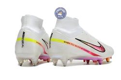 Image of Air Zoom Mercurial Superfly 9 x Rashford Anticlog SG - Blanc/Rose/Orange/Jaune