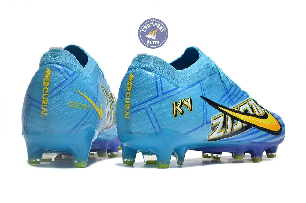 Image of Air Zoom Mercurial Vapor 15 Academy AG Mbappé Personal Edition - Bleu/Blanc