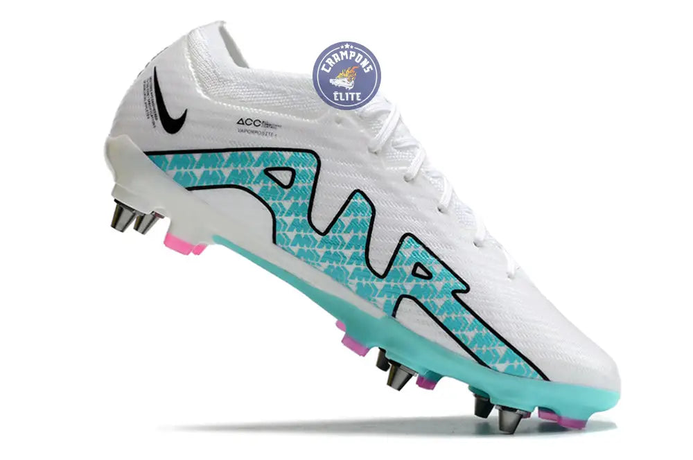 Air Zoom Mercurial Vapor 15 Academy Anticlog SG Blast - Blanc/Bleu Turquoise/Rose