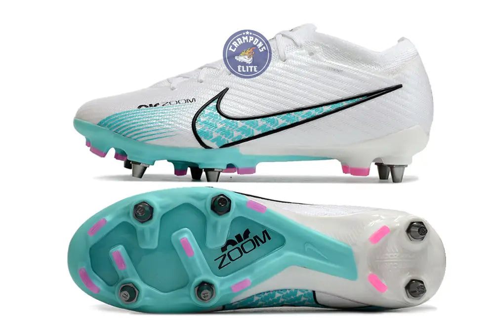 Air Zoom Mercurial Vapor 15 Academy Anticlog SG Blast - Blanc/Bleu Turquoise/Rose