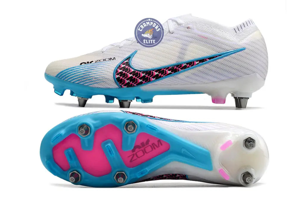 Air Zoom Mercurial Vapor 15 Academy SG - Blanc/Bleu/Rose