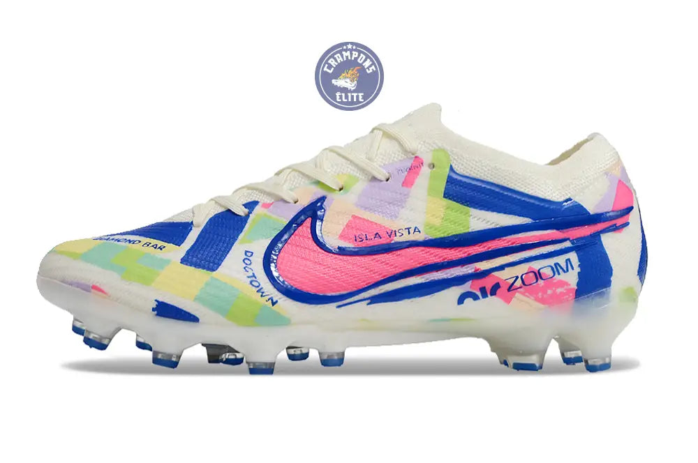 Air Zoom Mercurial Vapor 15 AG - Blanc/Jaune/Bleu/Vert/Rose