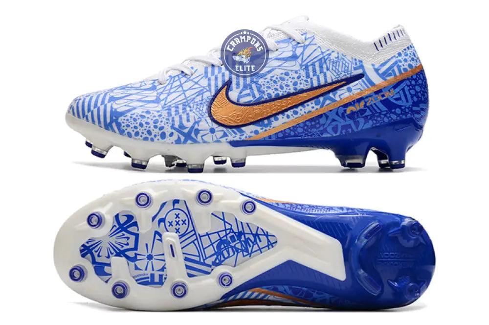Air Zoom Mercurial Vapor 15 AG-PRO CR7 Personal Edition - Blanc/Cuivré/Bleu