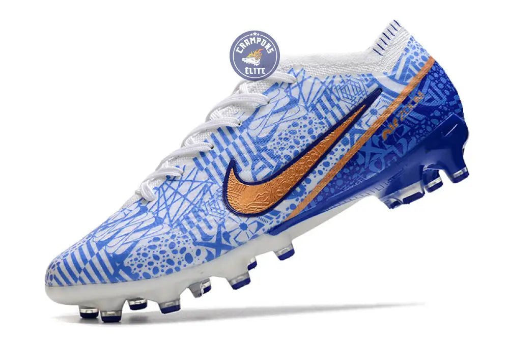 Air Zoom Mercurial Vapor 15 AG-PRO CR7 Personal Edition - Blanc/Cuivré/Bleu