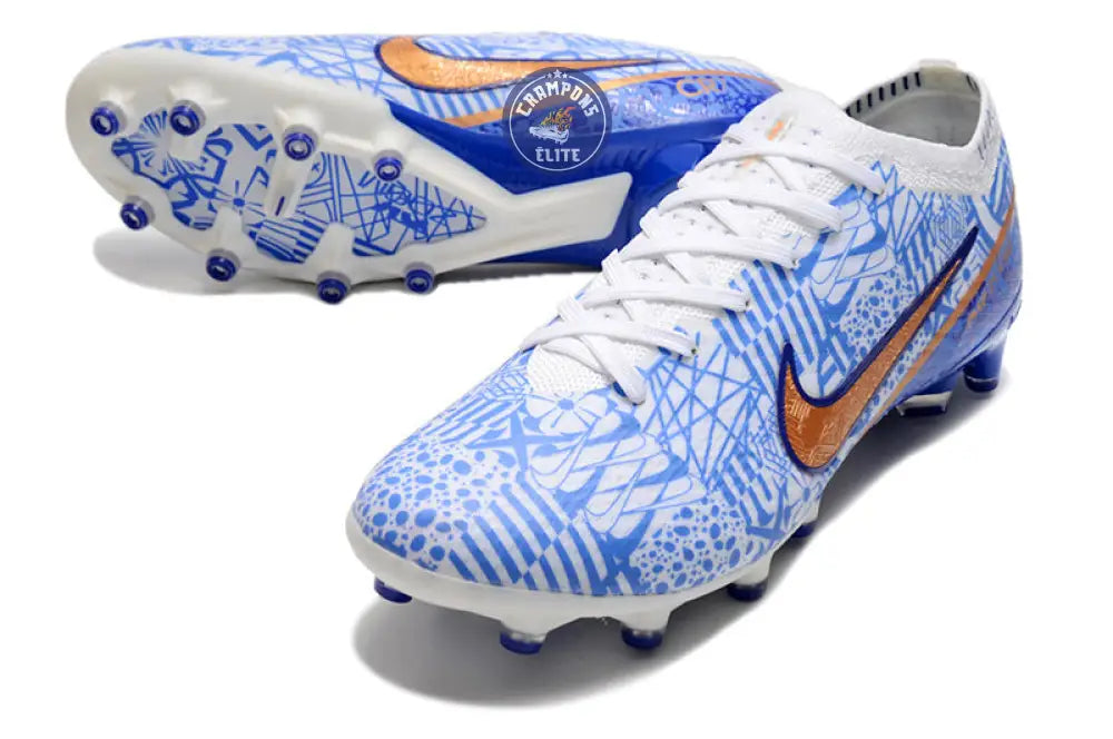 Image of Air Zoom Mercurial Vapor 15 AG-PRO CR7 Personal Edition - Blanc/Cuivré/Bleu